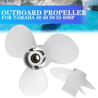 Outboard Propeller For Yamaha 40-60HP 11 3/8 x12 Boat Aluminum Alloy Screw 3 Blade 13Spline Marine Engine Part