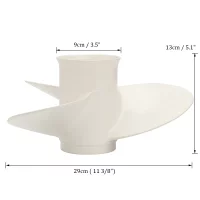 Outboard Propeller For Yamaha 40-60HP 11 3/8 x12 Boat Aluminum Alloy Screw 3 Blade 13Spline Marine Engine Part