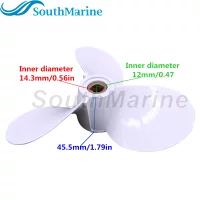 Outboard Engine Old Shear Pin Type 6E0-45941-00-EL Propeller 3x7 1/2x8" for Yamaha 4HP 5HP Marine 2/4-stroke Boat Motor