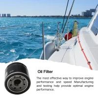 For Yamaha 15 20 25 40 50 60 70 HP Engine 5GH-13440-20 1WD-E3440-00 18-8700 Marine Outboard Oil Filter