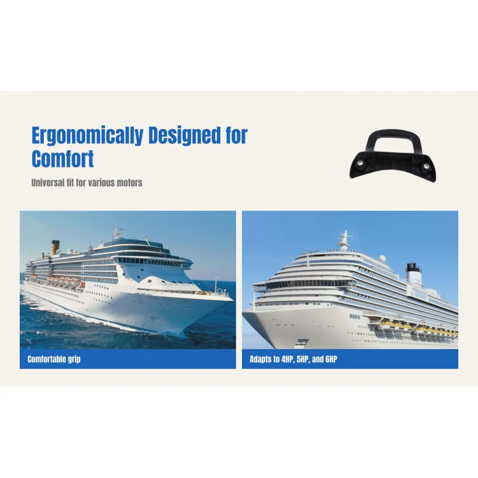 Sac580ed89a22447ea913ec7ecd1c3efav.webp Outboard Engines Component Plastic Portable Handle for Yamaha Outboard Motor Marine Accessories