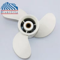 Outboard Propeller For Yamaha 9.9hp 15hp 20hp 9 1/4x8 Boat Aluminum Alloy Screw 3 Blade 8 Spline Marine Engine 683-45947-00-EL