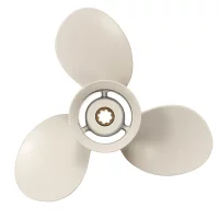 for Yamaha 9.9-15HP 63V-45945-10-EL 9-1/4 x 9 Aluminum Alloy Marine Outboard Propeller 8 Spline Tooth 3 Blades
