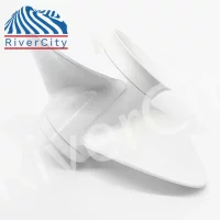 RiverCity Outboard Propeller 11 3/4x7 For Yamaha 9.9HP 15HP F20 Boat Motor Aluminum Alloy Screw 8 Spline Marine  Engine Part