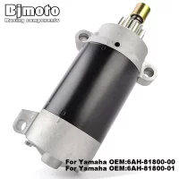 Motorcycle Starter Motor For Yamaha 9.9HP 13.5HP 15HP 20HP 25HP 6AH-81800-01 6AH-81800-00 Electrical Engine Starters