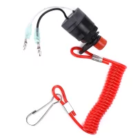 Marine Outboard Kill Switch 688‑82575‑01 Emergency Flameout Replacement for Yamaha F 9.9HP‑250HP