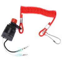 Marine Outboard Kill Switch 688‑82575‑01 Emergency Flameout Replacement for Yamaha F 9.9HP‑250HP