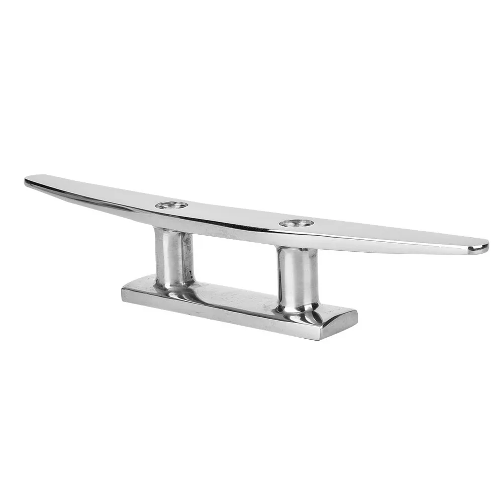 Sdd8ef4e8633245a8a1e7ff30b8e0eb2aV-1.webp Stainless Steel Base Cleat Mirror Polished Boat Accessory Base Cleat Marine Rope Base(8in) Key Words