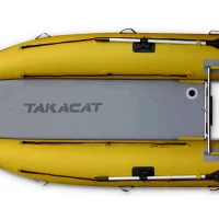 Inflatable Catamaran 3.3m (10'8) Fishing Boat With Motor Engine For Pulling Casualties From The Water In Rescue Situations
