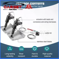Boat Marine 9" X 12" Standard Mount Electric Trim Tab Kit 12V With Double Rocker Specially Designed for Boat Size 16ft to 25ft