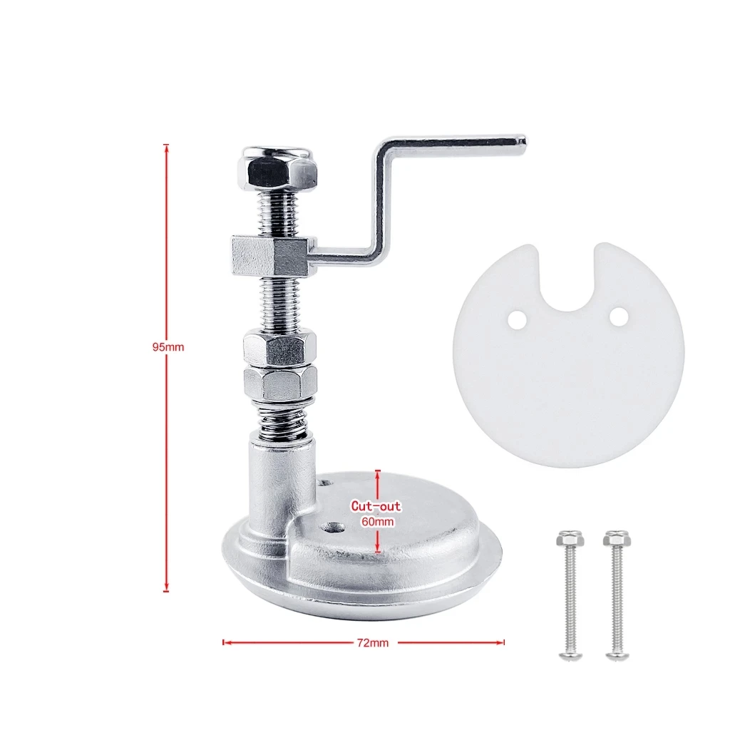 Ab545a3efc0484fa09e4921741ca54b1d2-1.webp Stainless Steel 316 Marine Deck Latch Turning Lock Lift Handle Flush Mount Cam Latch Flush Pull Hatch Boat Accessories