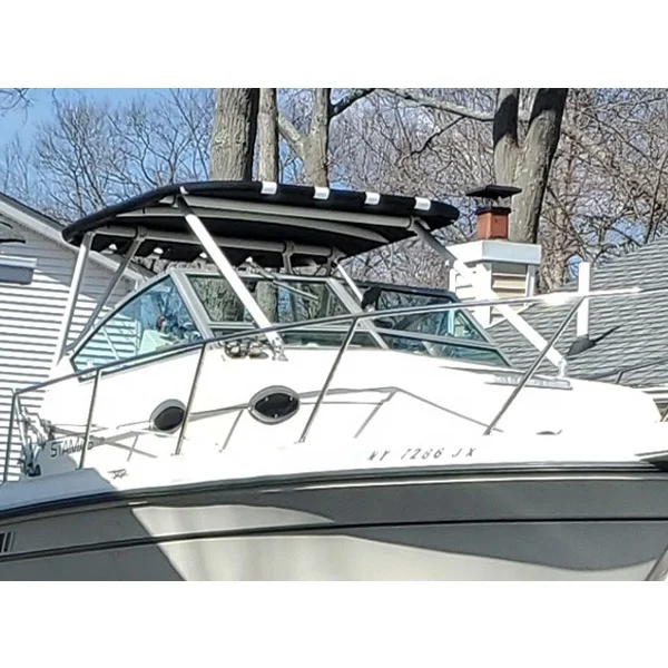 Saf6de6de487b40cfb785fe61d88b0d9f7-2.webp Dolphin Universal Walk Around Boat T Top Potoon Boat Bimini T Top And Wakeboard Tower