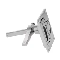 3.2'' x 2.7'' 316 Marine Stainless Steel Boat Latches Turning Lock Lift Handle Flush Anticorrosion Height Adjustable