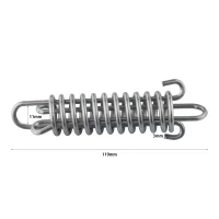1pc Stainless Steel 316 Boat Mooring Spring Shock Absorbing Marine Cable Tension Dog Tie Boats Accessories