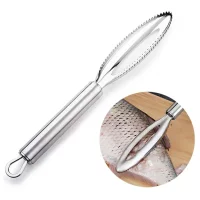 Stainless Steel Fish Cleaning Knife Skinner Fish Skin Scraper Scales Fishing Cleaning Kitchen Cooking Kitchen Gadget