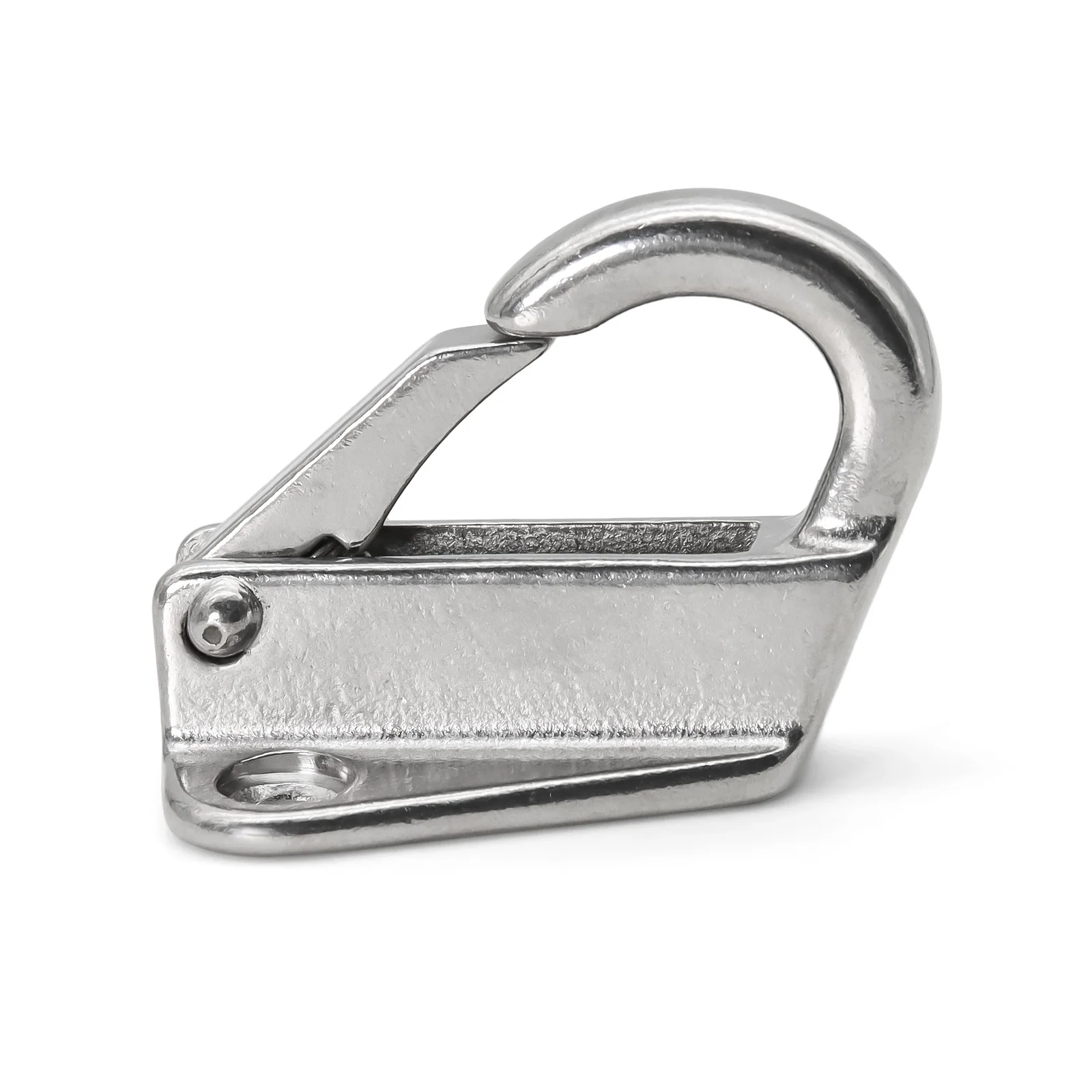 Saaafb29dff8542d0b7faa7b38154e845V-2.webp 2PCS Stainless Steel Spring Locked Fender Hook Marine Boat Spring Snap Attach Rope Fending Hook Boat Hardware Accessories