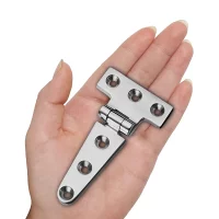 Marine Grade T Hinges, Boat Hinges, No Noise, Heavy Duty 316 Stainless Steel With Screws (2 PCS)-AC17