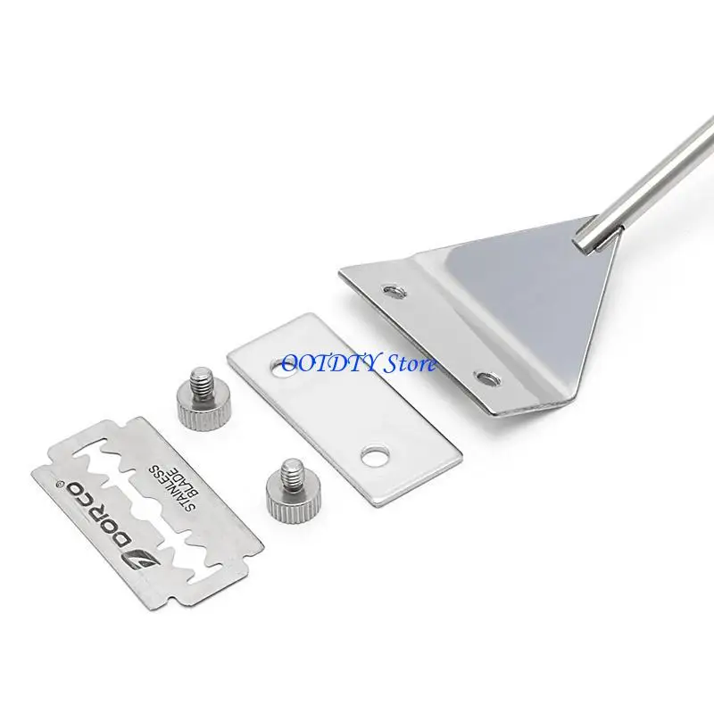 Sb7bb9359c0b44455bff4908d91aa2350m-1.webp 367A Fish for Tank Scrapers Stainless Steel Aquarium Glass Scraper Cleaner with Blade