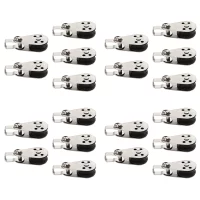 AT21-20 Pieces Of Stainless Steel Pulley Nylon Pulley Sailing Yacht Ship Pulley Nylon Rope Pulley Rocking Pulley