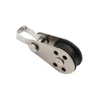 AT21-20 Pieces Of Stainless Steel Pulley Nylon Pulley Sailing Yacht Ship Pulley Nylon Rope Pulley Rocking Pulley