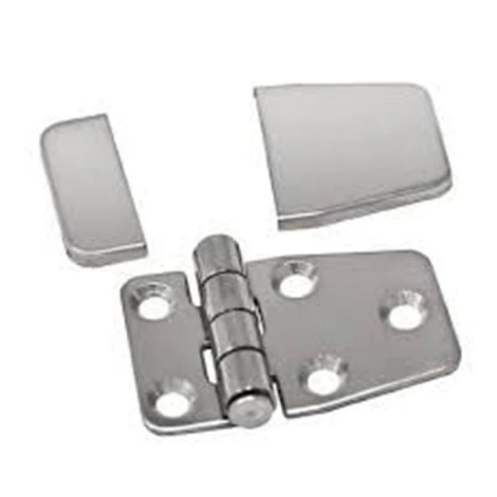 H0460ad41bcfb4fc89c83a4af15a09a21a-1.webp 304 Stainless Steel Marine Boat RV Cabin Door Strap Hinge with Cover, Cabinet Hardware Flush Mount Folding Hinges Cleats Chocks
