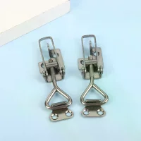 1Pc 304 Stainless Steel Clamp Deck Hasp Lock Boat Accessories Locker Anti Rattle Latch Fastener Clamp Marine Fastener