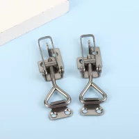 1Pc 304 Stainless Steel Clamp Deck Hasp Lock Boat Accessories Locker Anti Rattle Latch Fastener Clamp Marine Fastener 1Pc 304 Stainless Steel Clamp Deck Hasp Lock Boat Accessories Locker Anti Rattle Latch Fastener Clamp Marine Fastener