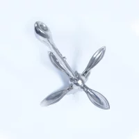 Boat Folding Grapnel Anchor 1 Pcs Stainless Steel Durable 0.7 KG Docking Hardware For Boat Marine Yacht Marine Accessories