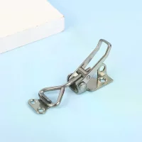 1Pc 304 Stainless Steel Clamp Deck Hasp Lock Boat Accessories Locker Anti Rattle Latch Fastener Clamp Marine Fastener