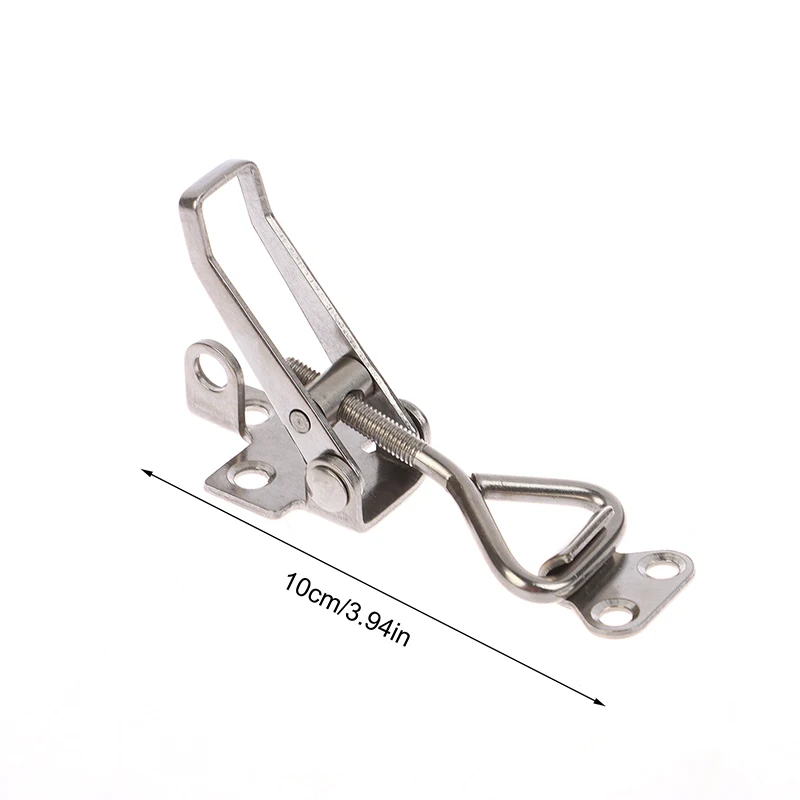 S6430211b3560461fa4725798c6222331P-2.webp 1Pc 304 Stainless Steel Clamp Deck Hasp Lock Boat Accessories Locker Anti Rattle Latch Fastener Clamp Marine Fastener