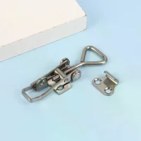 1Pc 304 Stainless Steel Clamp Deck Hasp Lock Boat Accessories Locker Anti Rattle Latch Fastener Clamp Marine Fastener