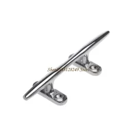 N5KD 4/5 inch Boat Dock Open Base Cleat Marine Stainless Steel 316 Deck Rope Cleats Easy to Install