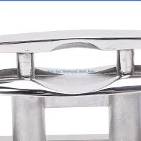 P9FD 316 Stainless Steel Flush Mount Deck Cleats Lift with Backing Plate Heavy Duty Boat Cleats 6in Pull Up Cleat Retractable