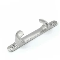 4 Inch Dock Deck Cleat Line Rope Boat Yacht Marine Hardware Fitting Stainless Steel Mirror Polished Smooth to Touch Sliver 1 Pcs