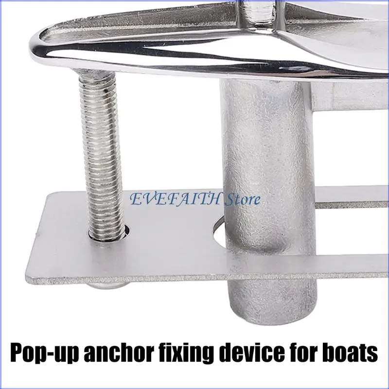 S04989c7b152543ca985c9a7be2f1c4110-1.webp 124B 316 Stainless Flush Mount Deck Cleats Lift with Backing Plate Heavy Duty Cleat