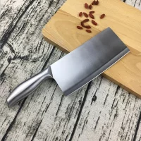 3Cr13 Stainless Steel Chopping Kitchen Knife Chinese Chop Bone Butcher Knife Seamless Welding Stainless Steel Cleaver Cook Tools