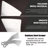 Stainless Steel Scraper Set Ultra Sharp Scrapers Remove Residue from Steel Aluminum and More Ends Offer Extra Leverage Stainless Steel Scraper Set Ultra Sharp Scrapers Remove Residue from Steel Aluminum and More Ends Offer Extra Leverage