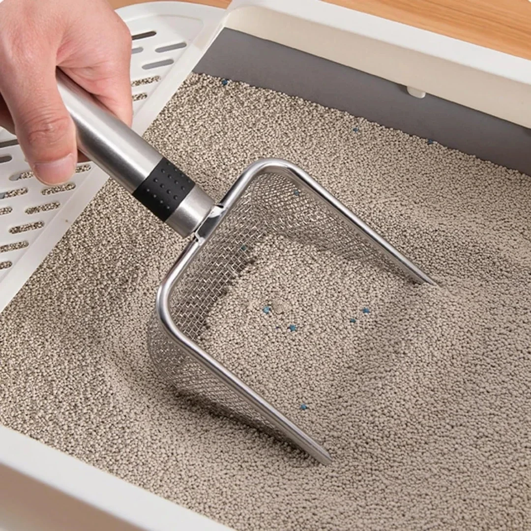 S72fe043f862d4f6fa69b992aa70d1b8aI-1.webp Stainless Steel Cat Litter Scoop – Durable, Easy Clean, Ergonomic Handle, Rust-Resistant, Ideal for Quick Waste Removal