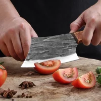 Cleaver Knife Slicing Fish Meat Vegetables Boning Butcher Knife Stainless Steel Wooden Handle Kitchen Knives Chef Cooking Knifes