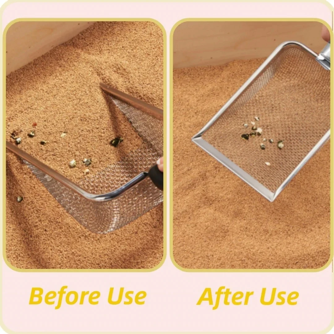 S6bb50c63a22c4322a8a6cbd0897d22f4E-1.webp Stainless Steel Cat Litter Scoop – Durable, Easy Clean, Ergonomic Handle, Rust-Resistant, Ideal for Quick Waste Removal