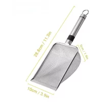 Stainless Steel Cat Litter Scoop – Durable, Easy Clean, Ergonomic Handle, Rust-Resistant, Ideal for Quick Waste Removal Stainless Steel Cat Litter Scoop – Durable, Easy Clean, Ergonomic Handle, Rust-Resistant, Ideal for Quick Waste Removal