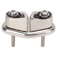 Classy-316 Stainless Steel Boat Cam Cleat With Wire Leading Ring, Mirror Polished Sailboat Cleat For 10Mm Rope Classy-316 Stainless Steel Boat Cam Cleat With Wire Leading Ring, Mirror Polished Sailboat Cleat For 10Mm Rope