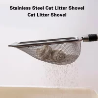 Stainless Steel Cat Litter Scoop – Durable, Easy Clean, Ergonomic Handle, Rust-Resistant, Ideal for Quick Waste Removal Stainless Steel Cat Litter Scoop – Durable, Easy Clean, Ergonomic Handle, Rust-Resistant, Ideal for Quick Waste Removal