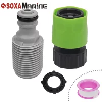 Outboard Water Hose Connector Boat Quick Flush Kit for Mercury Yamaha Suzuki All Most Brand Marine Engines