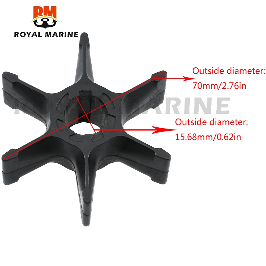 H78e6d47501ec477f92592e33b6300c9dE-1.webp Water Pump Impeller 6F5-44352 for Yamaha 2 stroke 40HP Outboard engine parts 6F5-44352-00