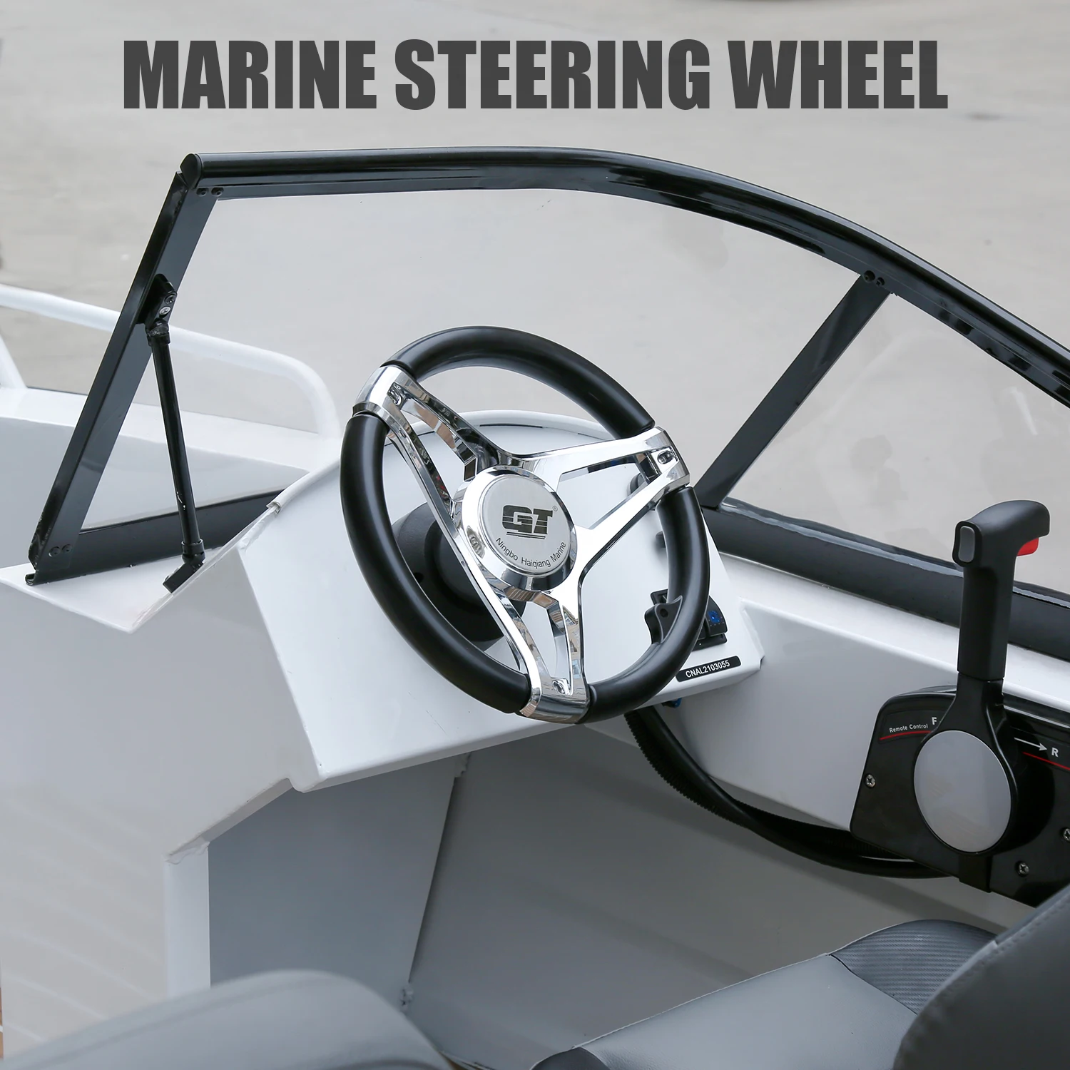 Sda5e0d56398b42958c8124f6182a3460l-1.webp GT Marine Steering Wheel, polyamide marine boat front operation outboard motor console steering direction control rudde