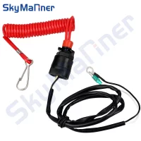 6E9-82575-09 66T-82575 Kill Stop Switch Safety Tether Lanyard For Yamaha Tohatsu Parsun Honda Outboard Engine Parts