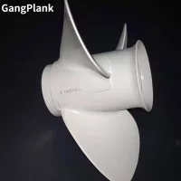 Marine Propeller for Hangkai Hidea Yamaha Parsun 3 Blades 2-Stroke 4-Stroke 9.9/15/18/20HP 10 Inch 9 1/4X10-J Outboard Motor