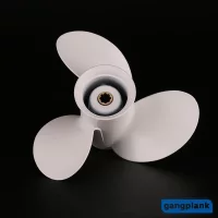 Marine Propeller for Hangkai Hidea Yamaha Parsun 3 Blades 2-Stroke 4-Stroke 9.9/15/18/20HP 10 Inch 9 1/4X10-J Outboard Motor