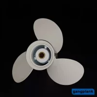 Marine Propeller for Hangkai Hidea Yamaha Parsun 3 Blades 2-Stroke 4-Stroke 9.9/15/18/20HP 10 Inch 9 1/4X10-J Outboard Motor
